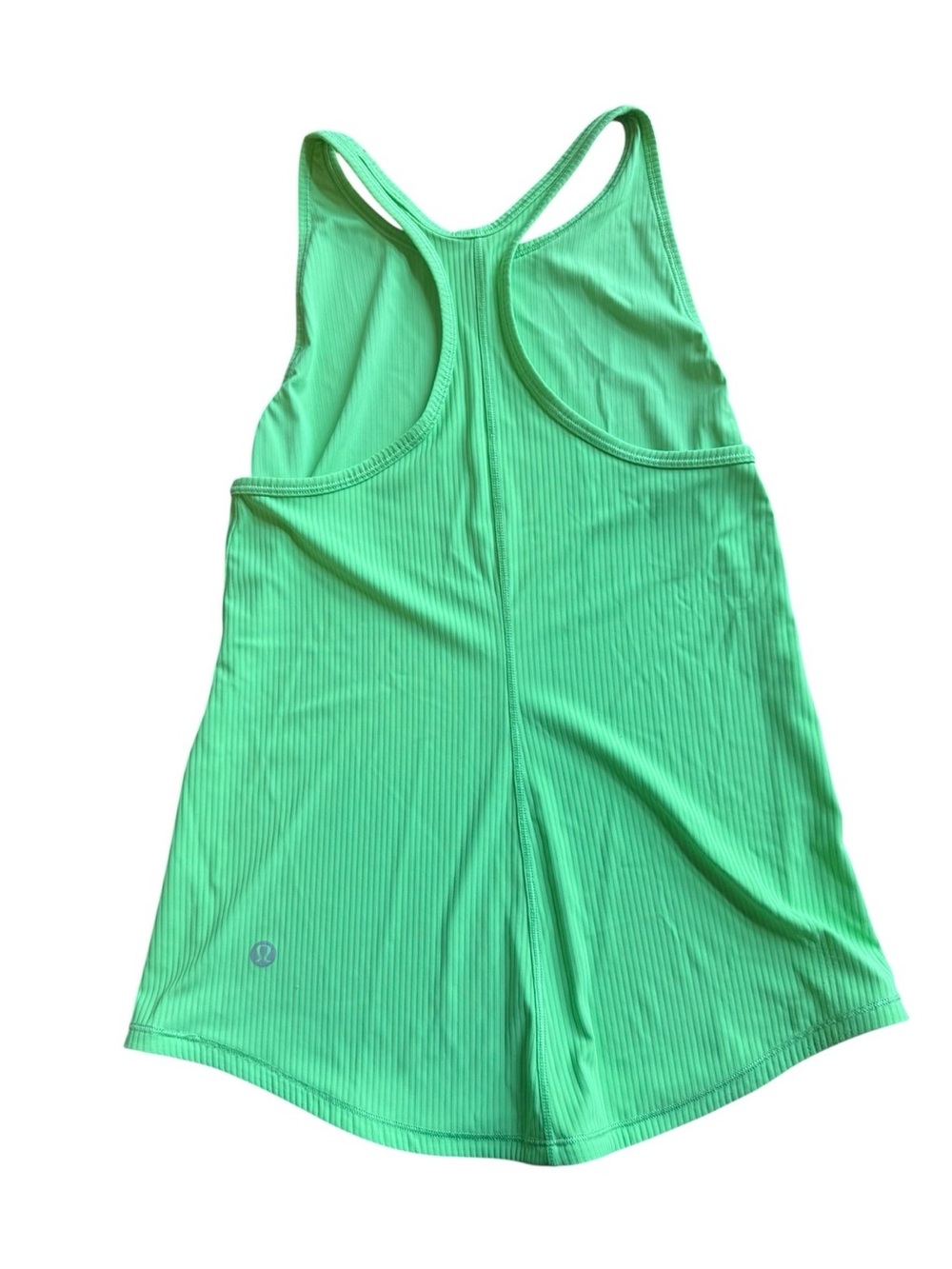 Lululemon Ribbed Tank Neon Green 2 - Picture 8 of 9